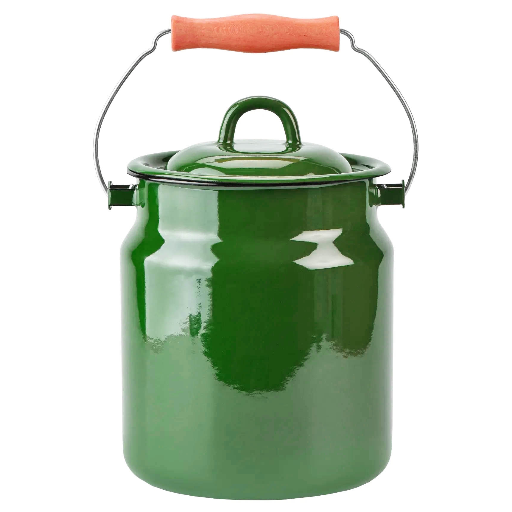 Transportkanne, emailliert, 3,5 L "Grün"