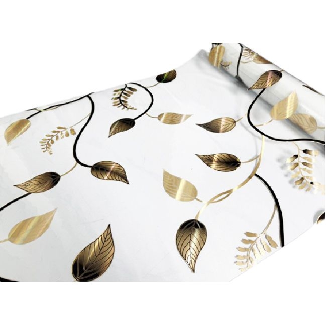 Tischdecke PVC "3D", Blättern, 90cm/10m (6117)