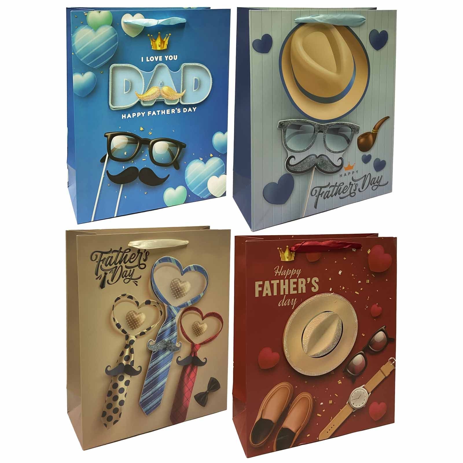 Geschenktasche-Set "Vatertag", S, 23x18 cm