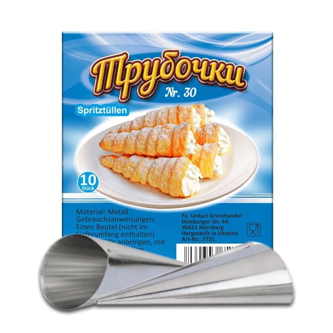 Spritztüllen (Durchmesser 30 mm)