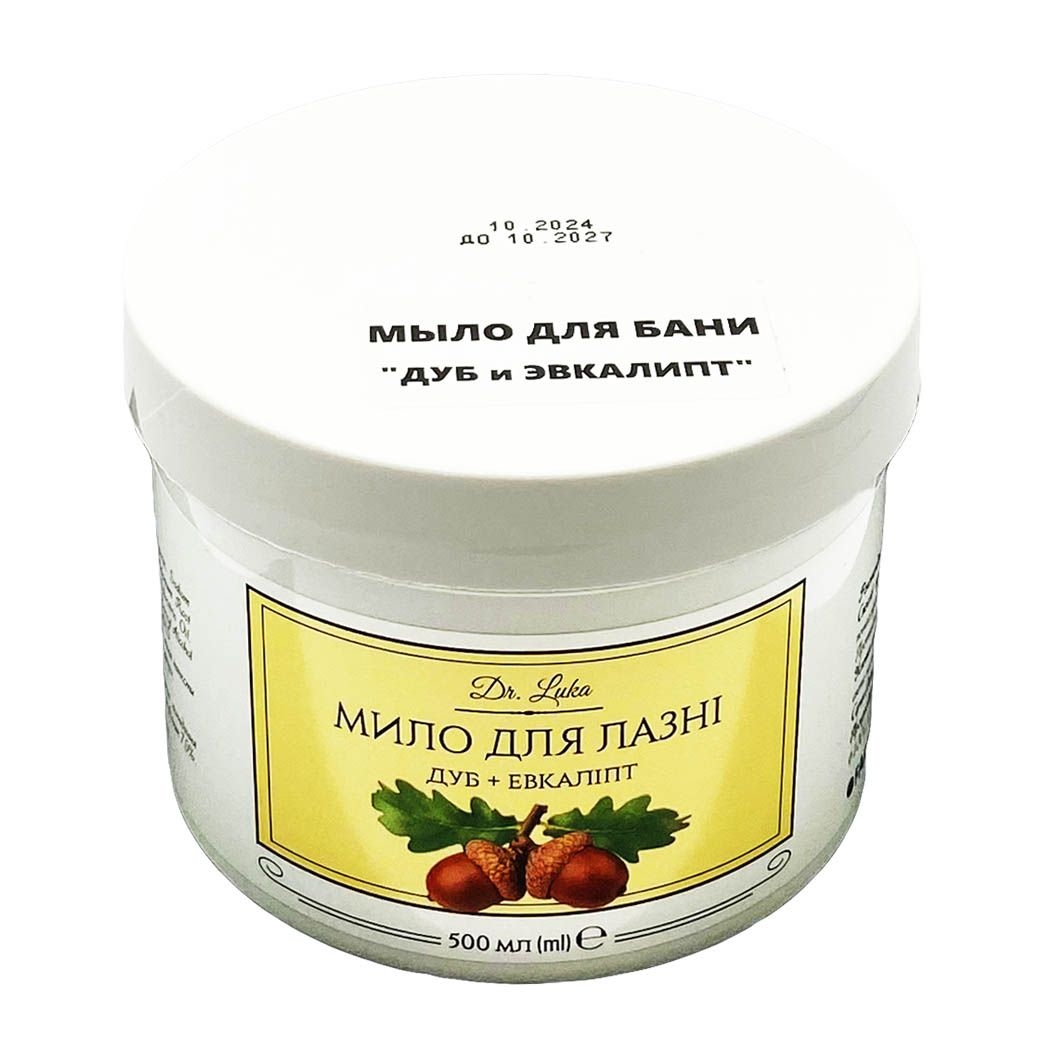 "Dr. Luka" - мыло для бани "Дуб + эвкалипт", 500 мл
