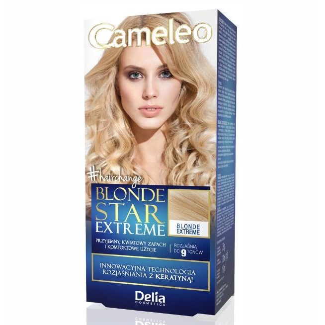 "Delia" "Cameleo" Blond Star Extreme hair lightening powder 9 tones, 90ml