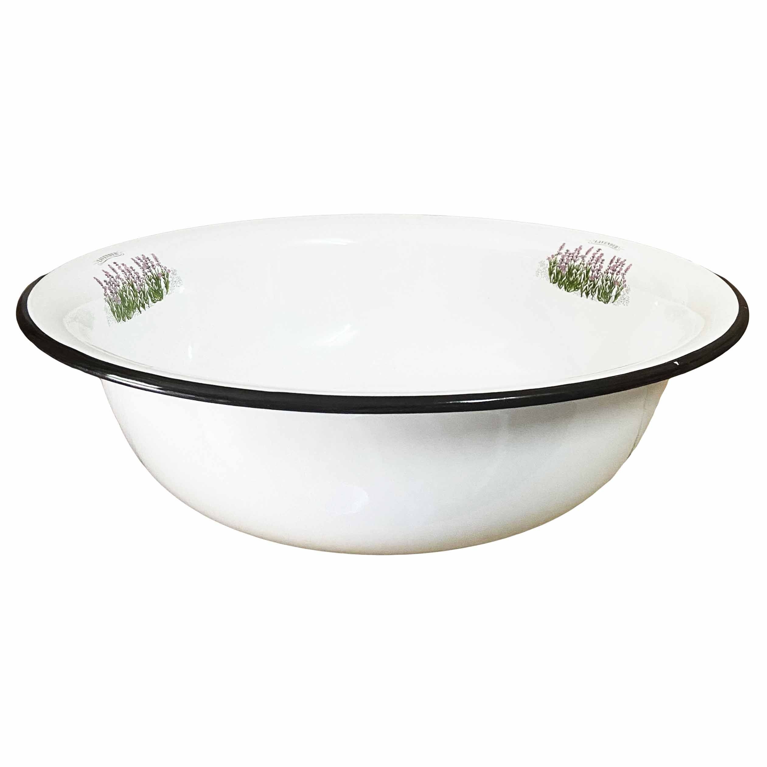 Таз, эмалированный, "Лаванда", 9,0 л