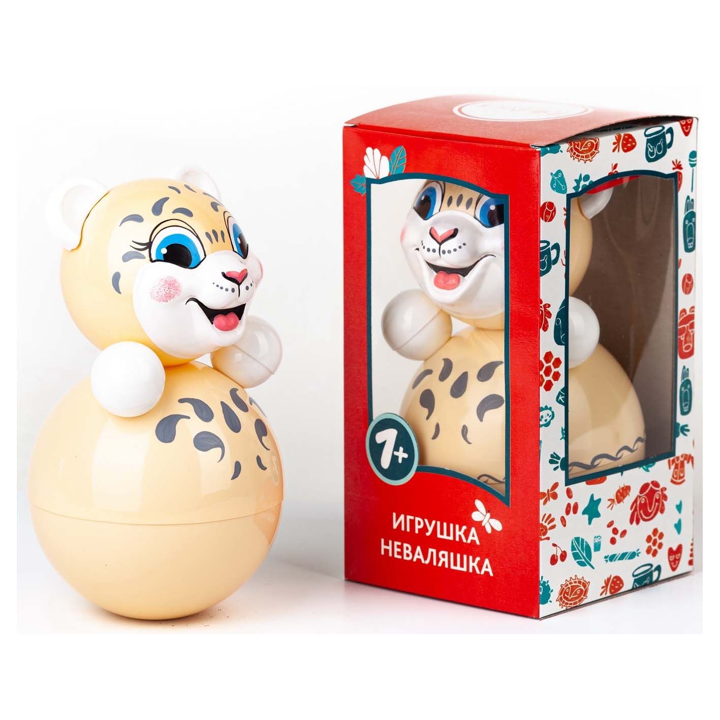 Stehaufpuppe "Leopard" , 22-23 см cm