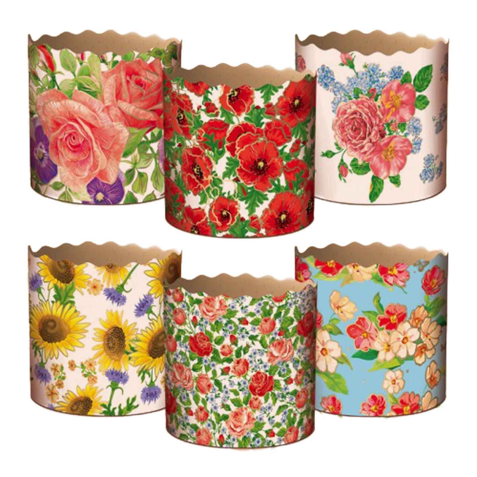 Backform für Osterkuchen "Blumen", 250 g, 90x85 mm