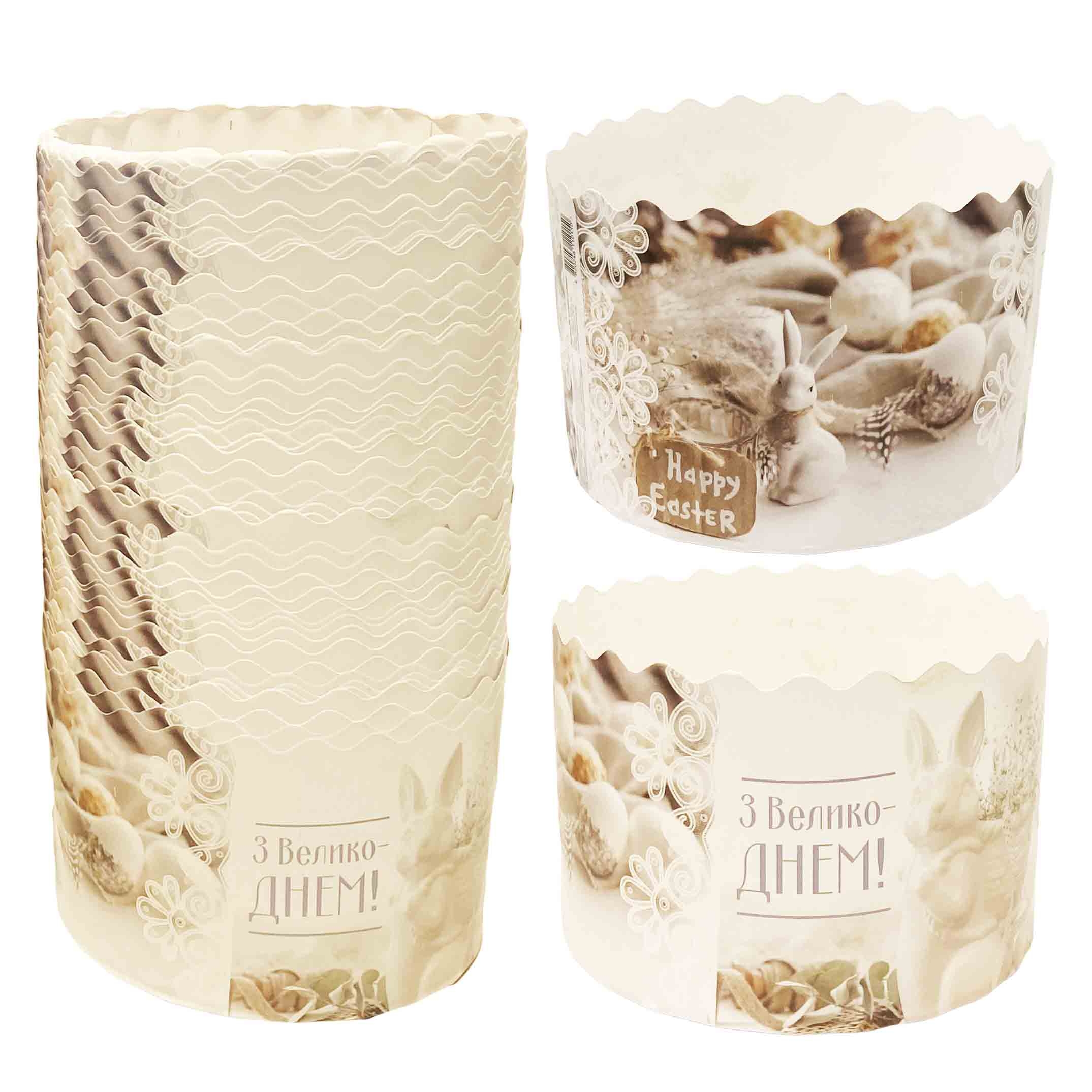 Backform für Osterkuchen "Osterhase und Spitze", 500 g, 130x85 mm, (3)