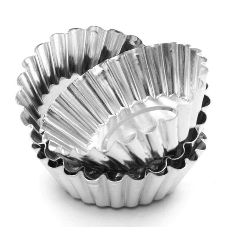 Форма для выпечки кексов, метал, диам. 11-12 см, (упаковка 10 шт.)