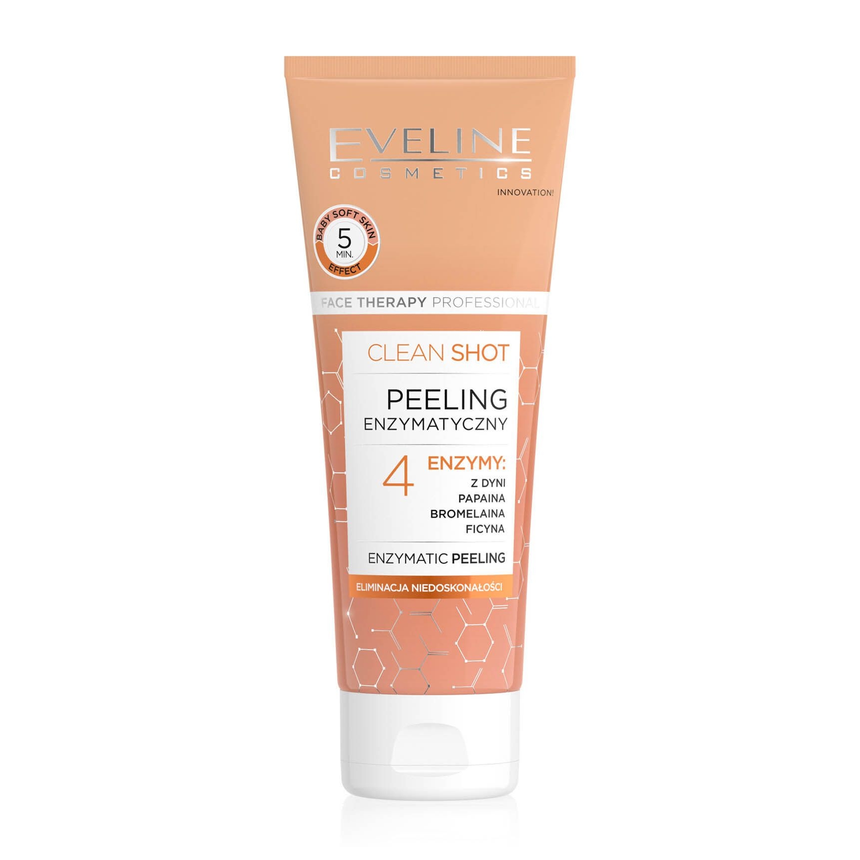 Eveline "Clean Shot" 4 Enzyme Pilling, 75 ml