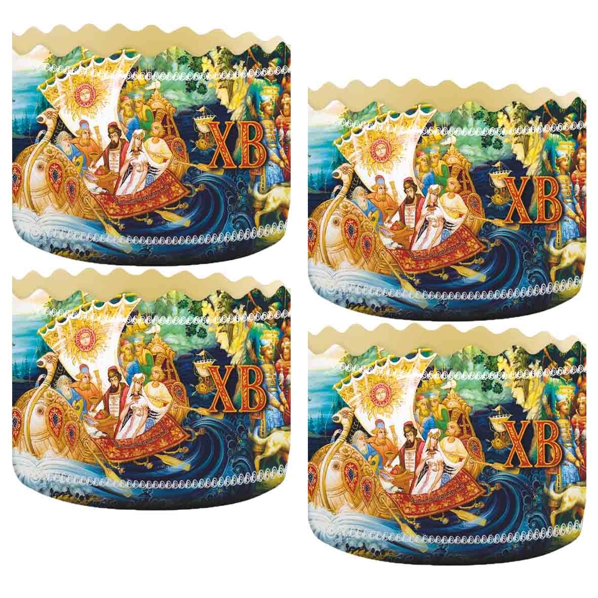 Backform für Osterkuchen "Märchen Palekh", 500 g, 130х85 mm (11)