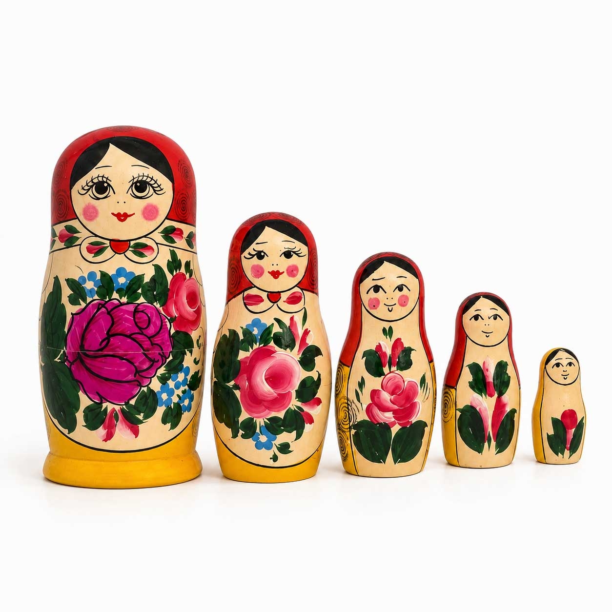 Матрёшка "Семёновская", 17 см (5 мест)