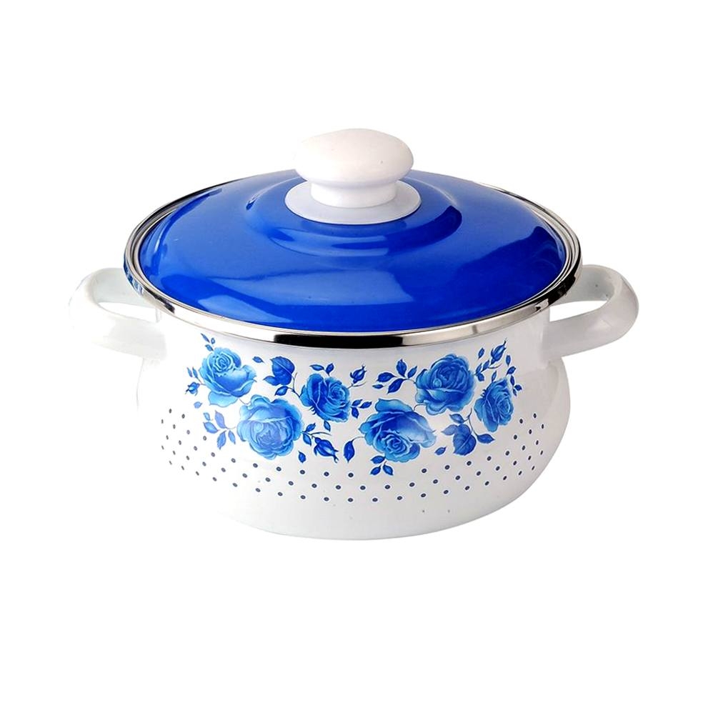 Topf "Gzhel", emailliert, 1,5 L