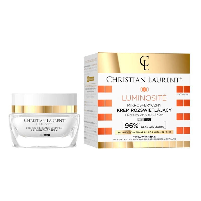 Christian Laurent, "Luminosite" aufhellende Anti-Falten Creme mit Mikrosphären, 50 ml