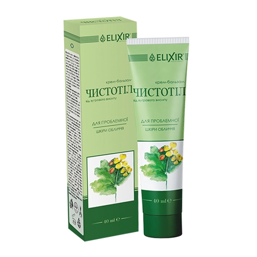 Elixir - Крем бальзам для проблемной кожи лица, против акне, 40 мл