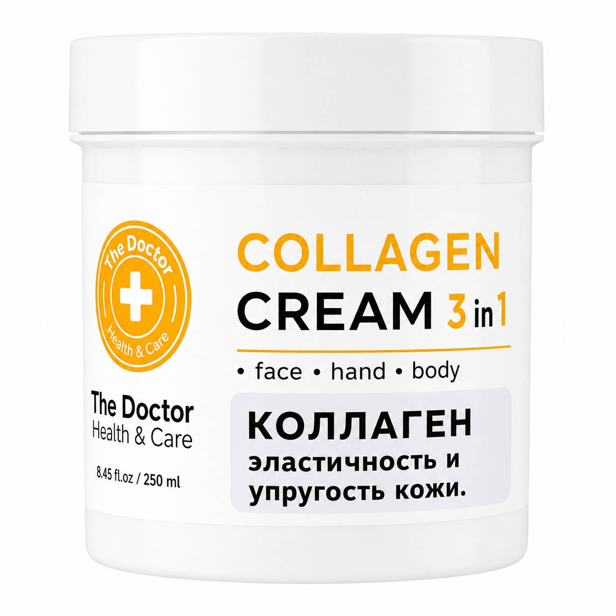 "The Doctor" Creme 3in1 "Kollagen" für Gesicht, Körper, Hände, 250 ml