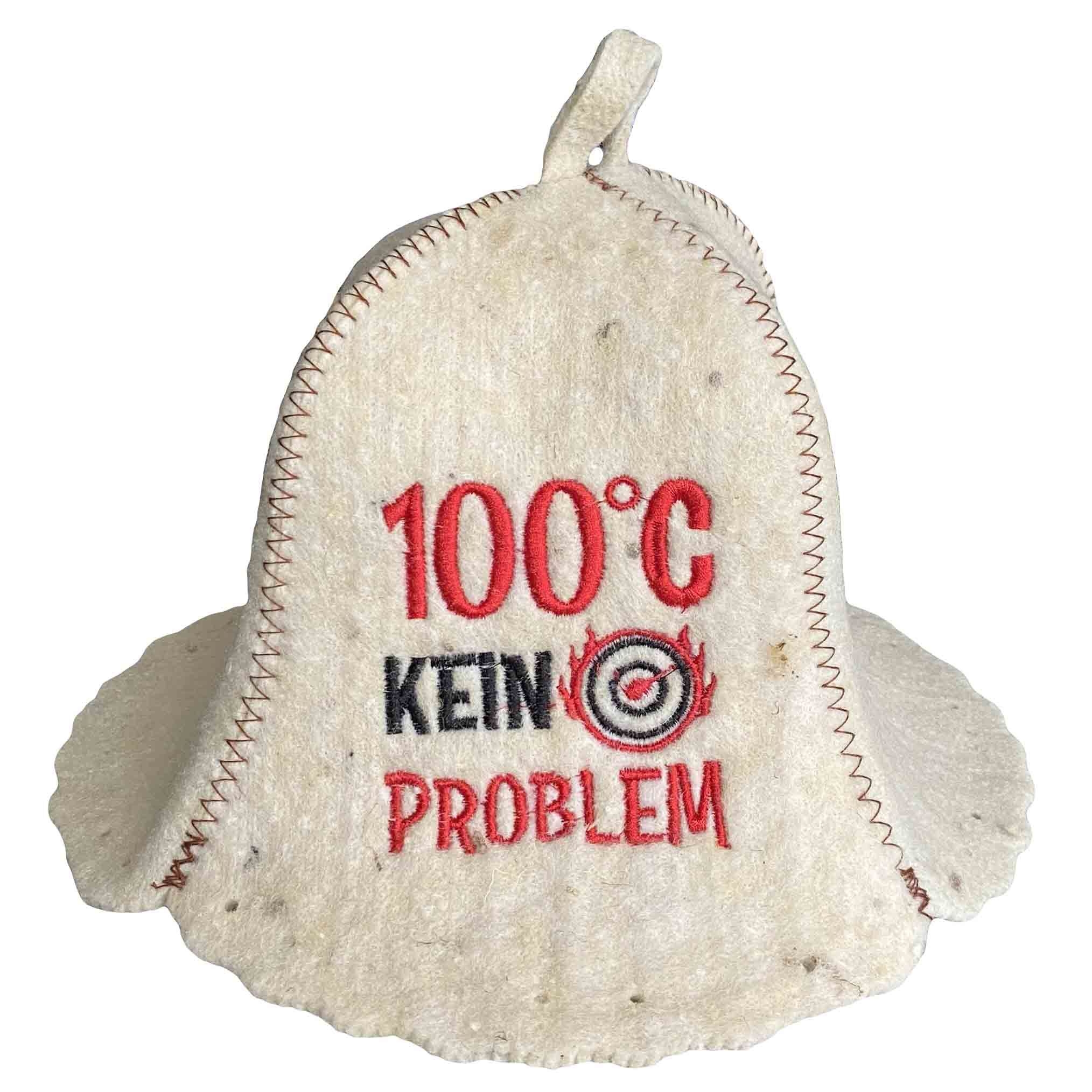 Filzhut für Sauna, "100% kein Problem"