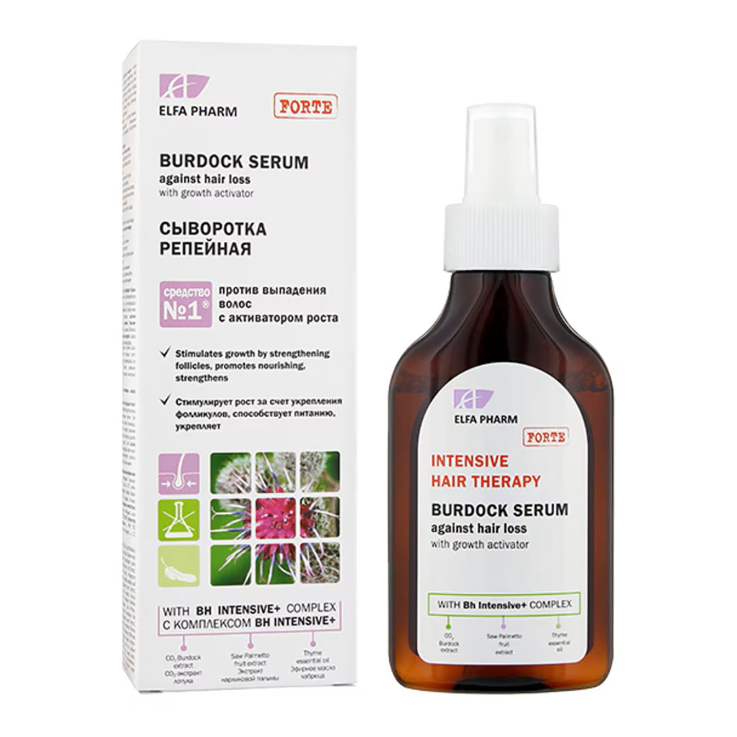 "Elfa Pharm" Klettenserum, Gegen Haarausfall mit einem Wachstumsaktivator, 100 ml