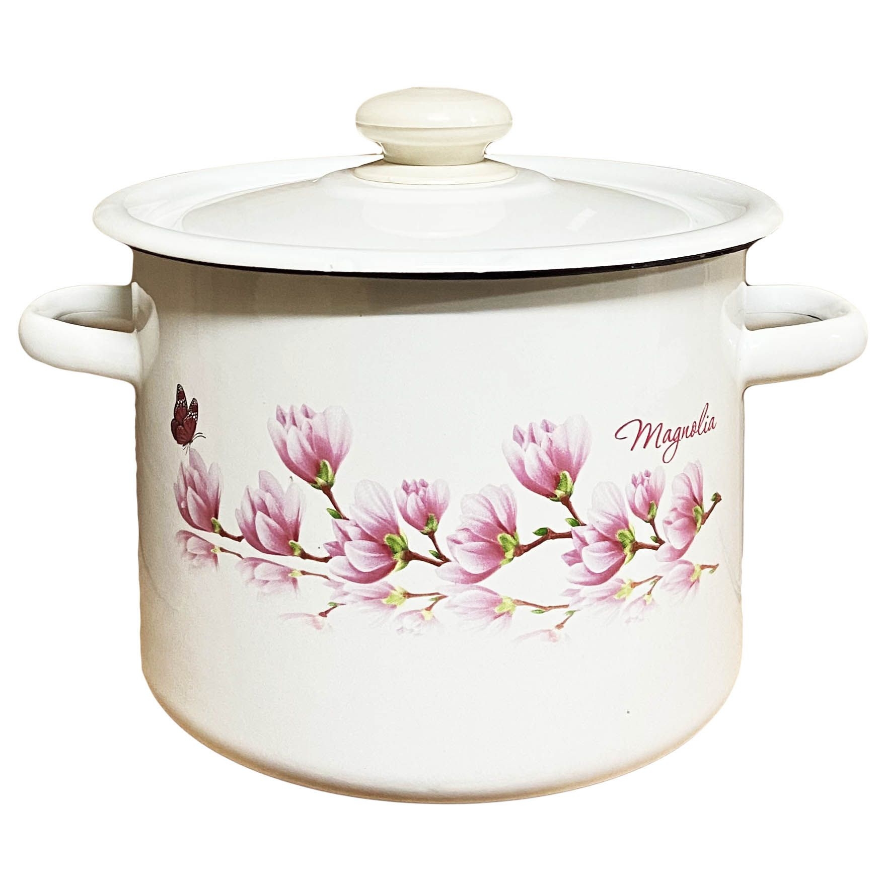 Topf, emailliert "Magnolie", 5,5 L
