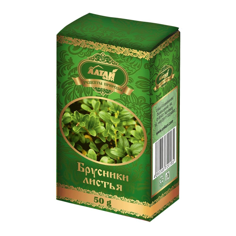 Altaj-Pharm - Preiselbeerblätter (Brusnika), 50 g