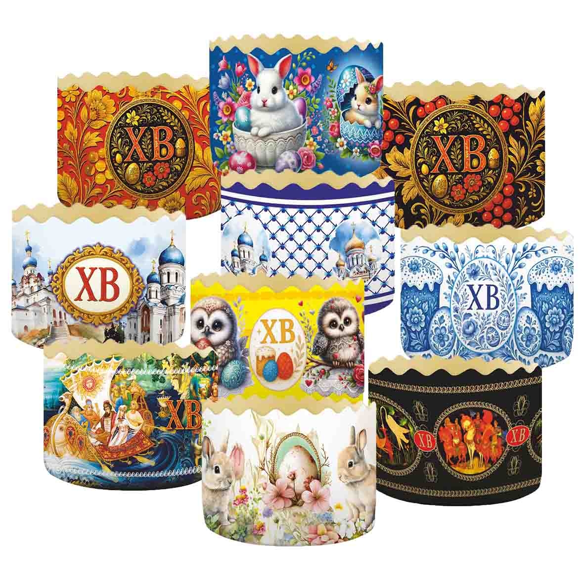 Backform für Osterkuchen "Mischung neu", 350 g, 110х85 mm