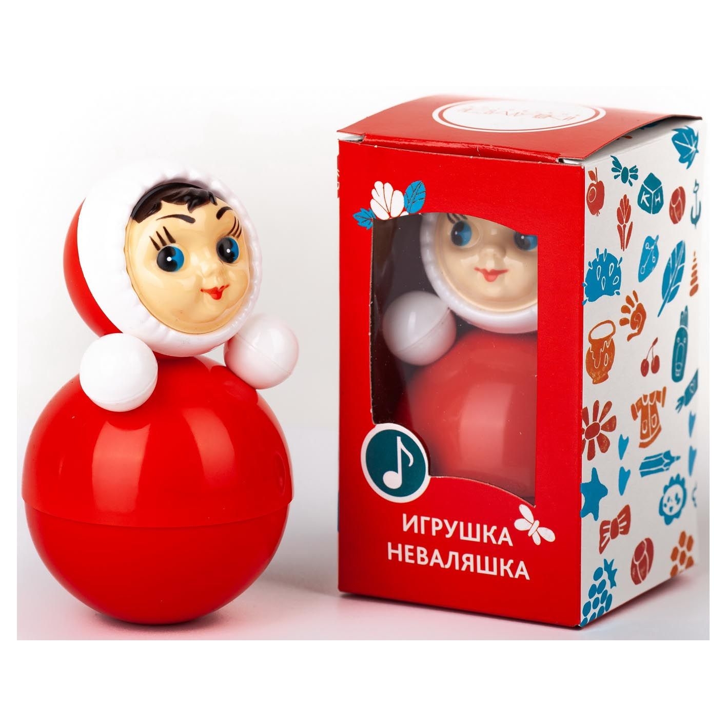 Неваляшка "Девочка" классика, 11 см