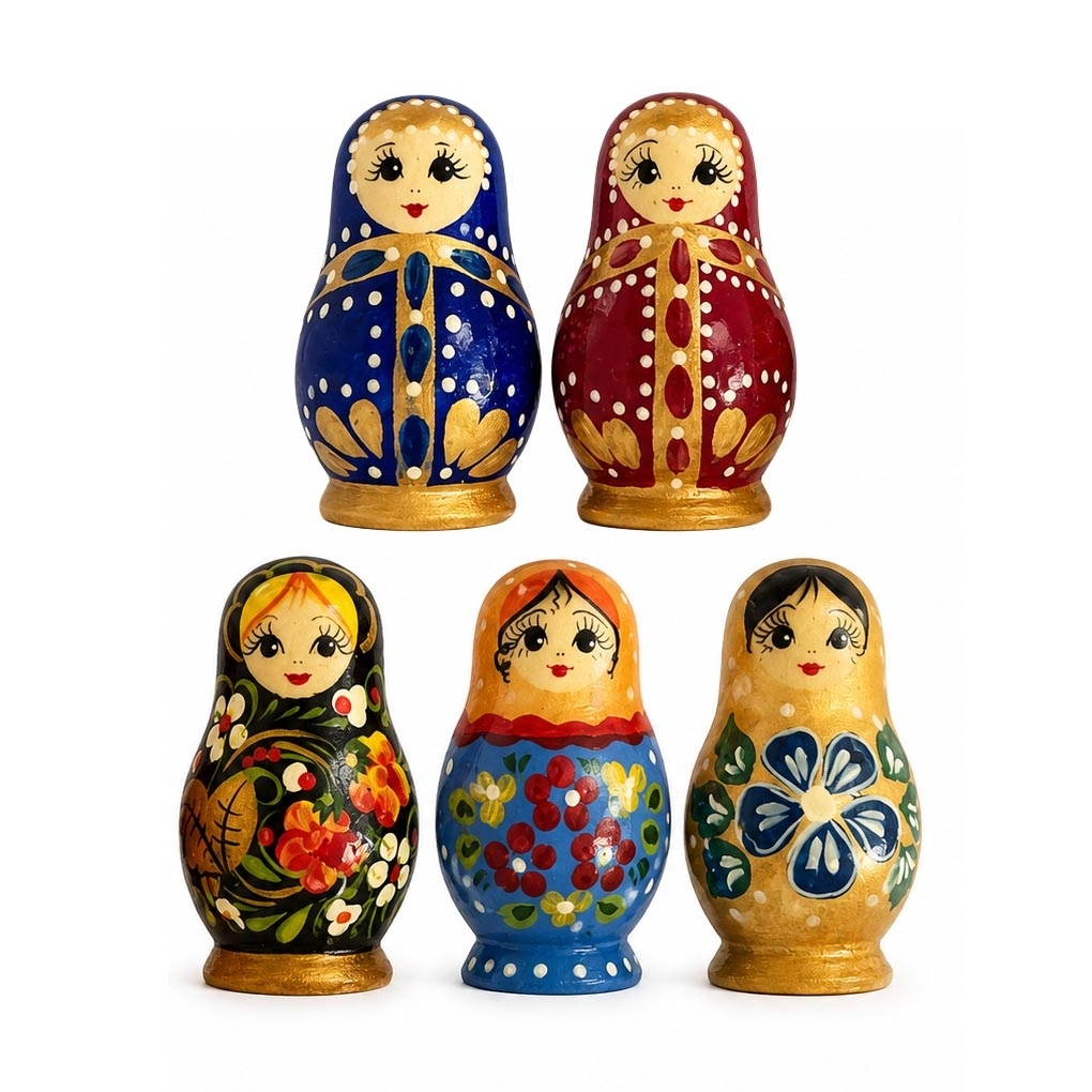 Декоративный сувенир "Матрёшка" 7,5 x 4,5 см