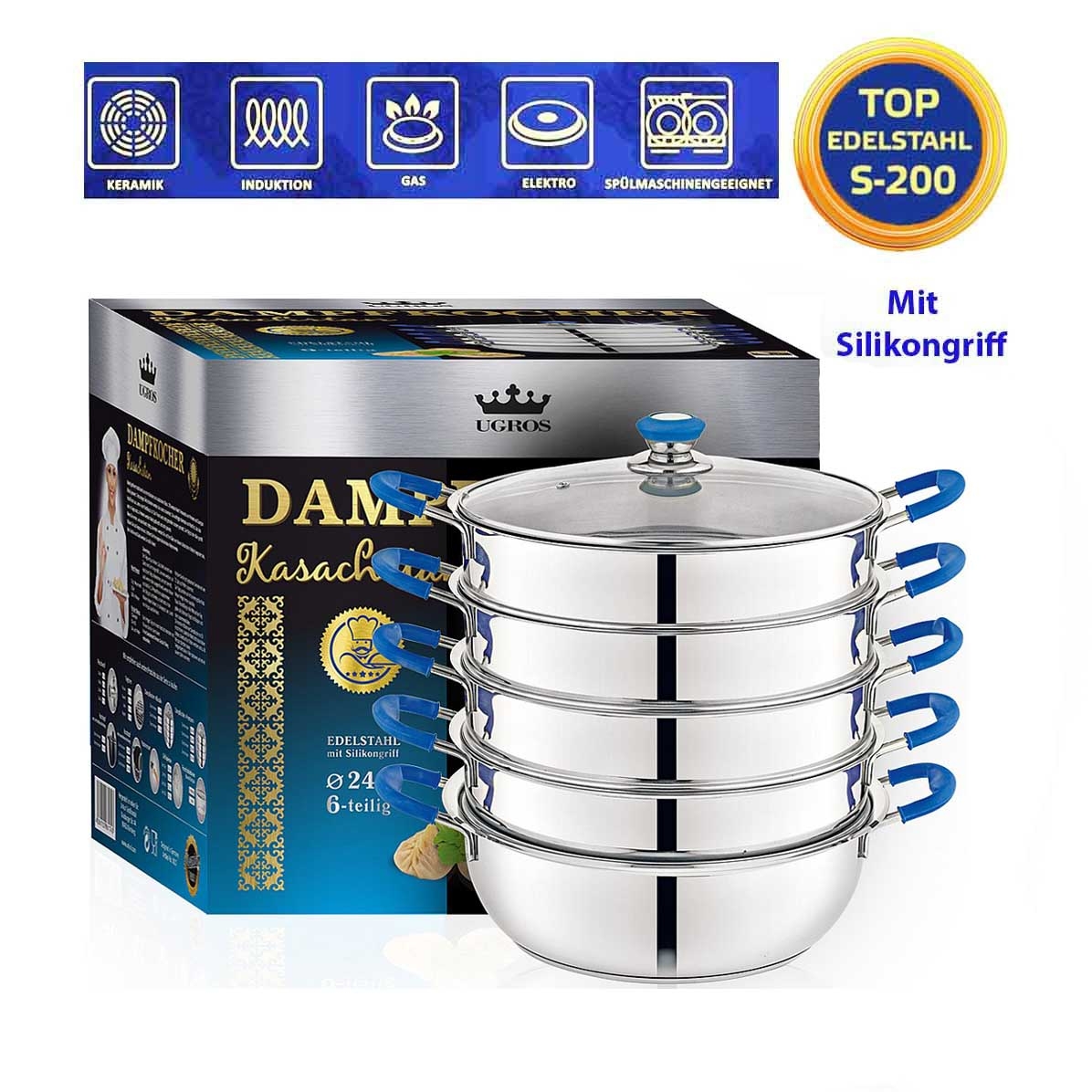 Dampfkocher "Kasachstan", Ø 24 cm