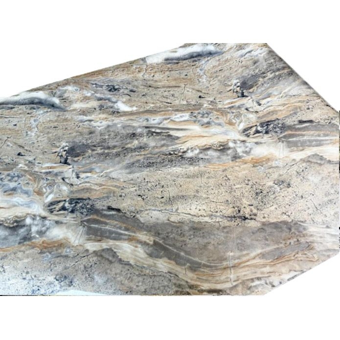 Клеенка PVC "3D", 120см/10м, бежевый мрамор, (MB-45)