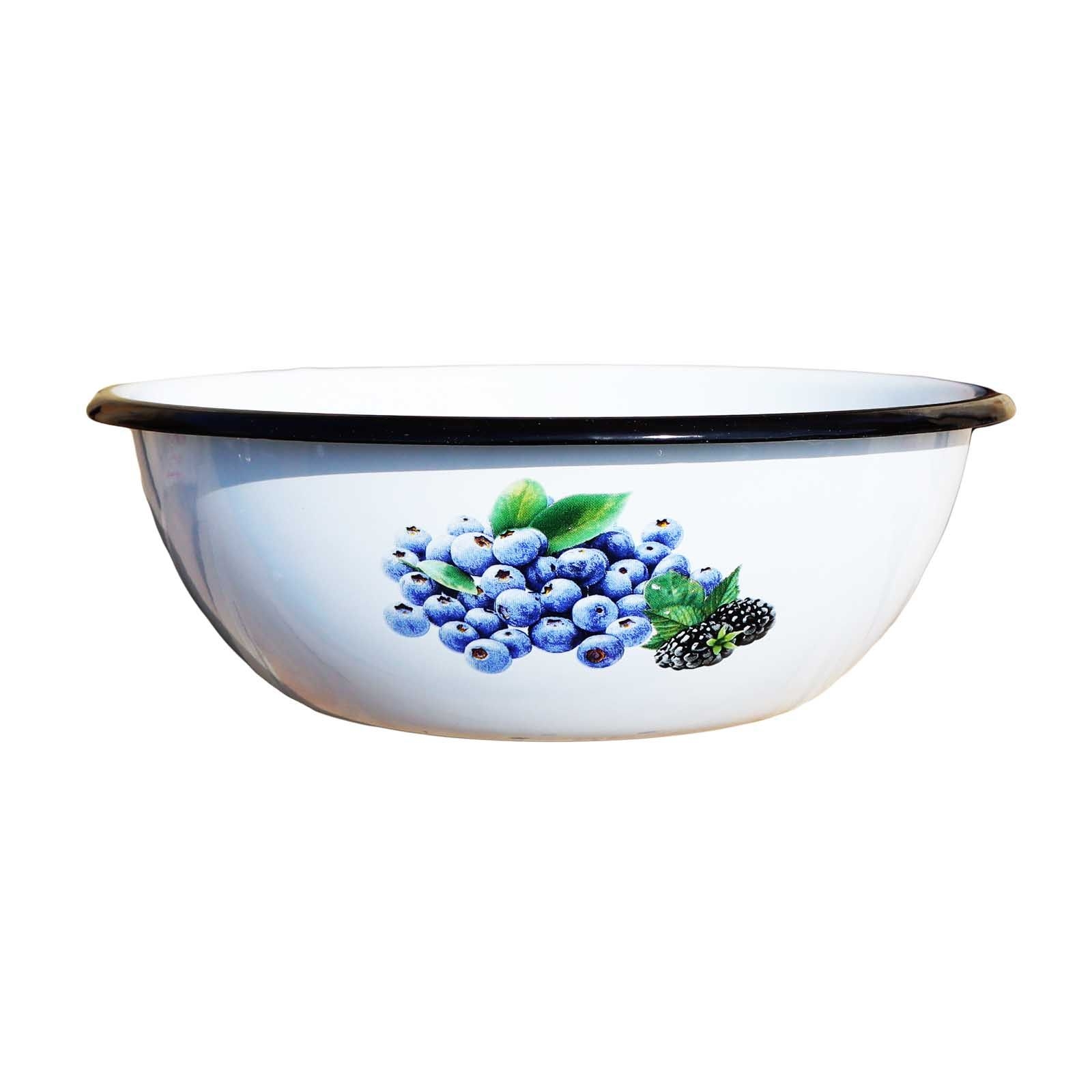 Schüssel emailliert, 1,5 L "Blaubeere"