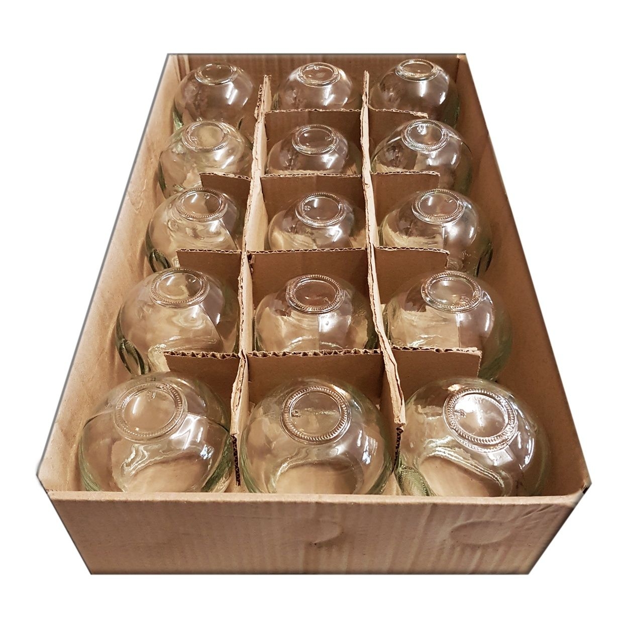 Schröpfköpfe (Glass), Durchmesser 7 cm, Set aus 15 St.