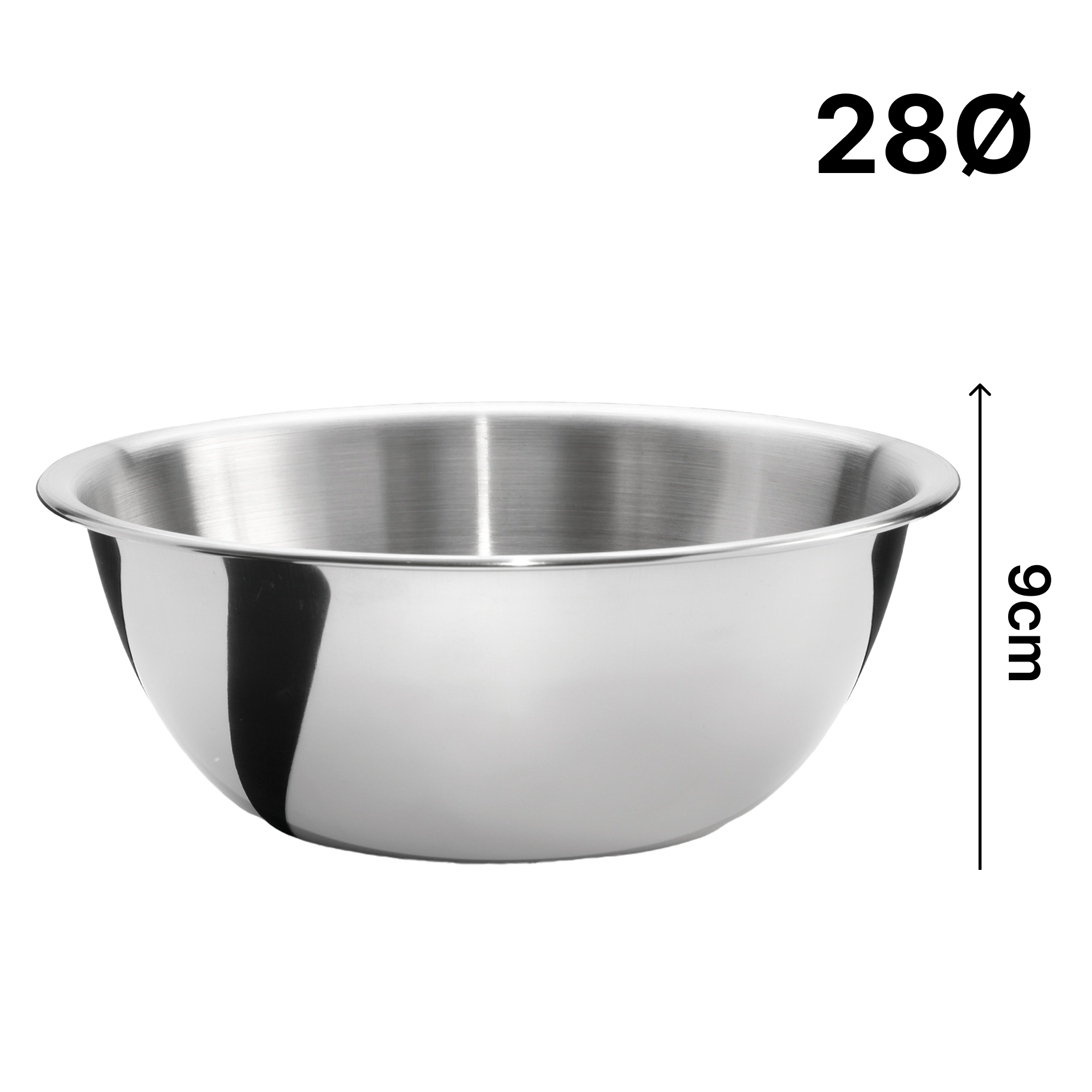 Matte Schüssel, Ø28 cm, 2,5L