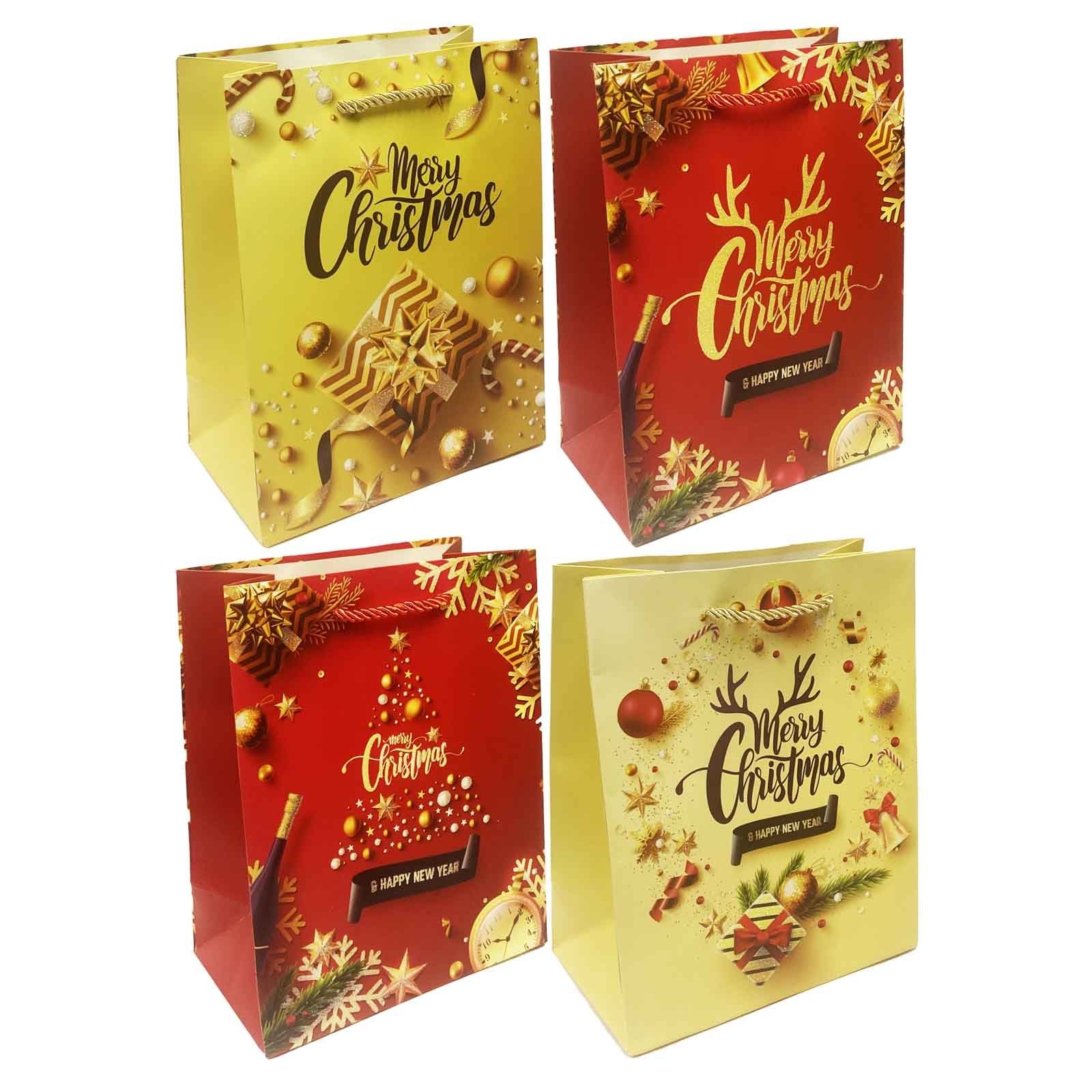Geschenktasche-Set, S, 23x18cm, "Merry Christmas"