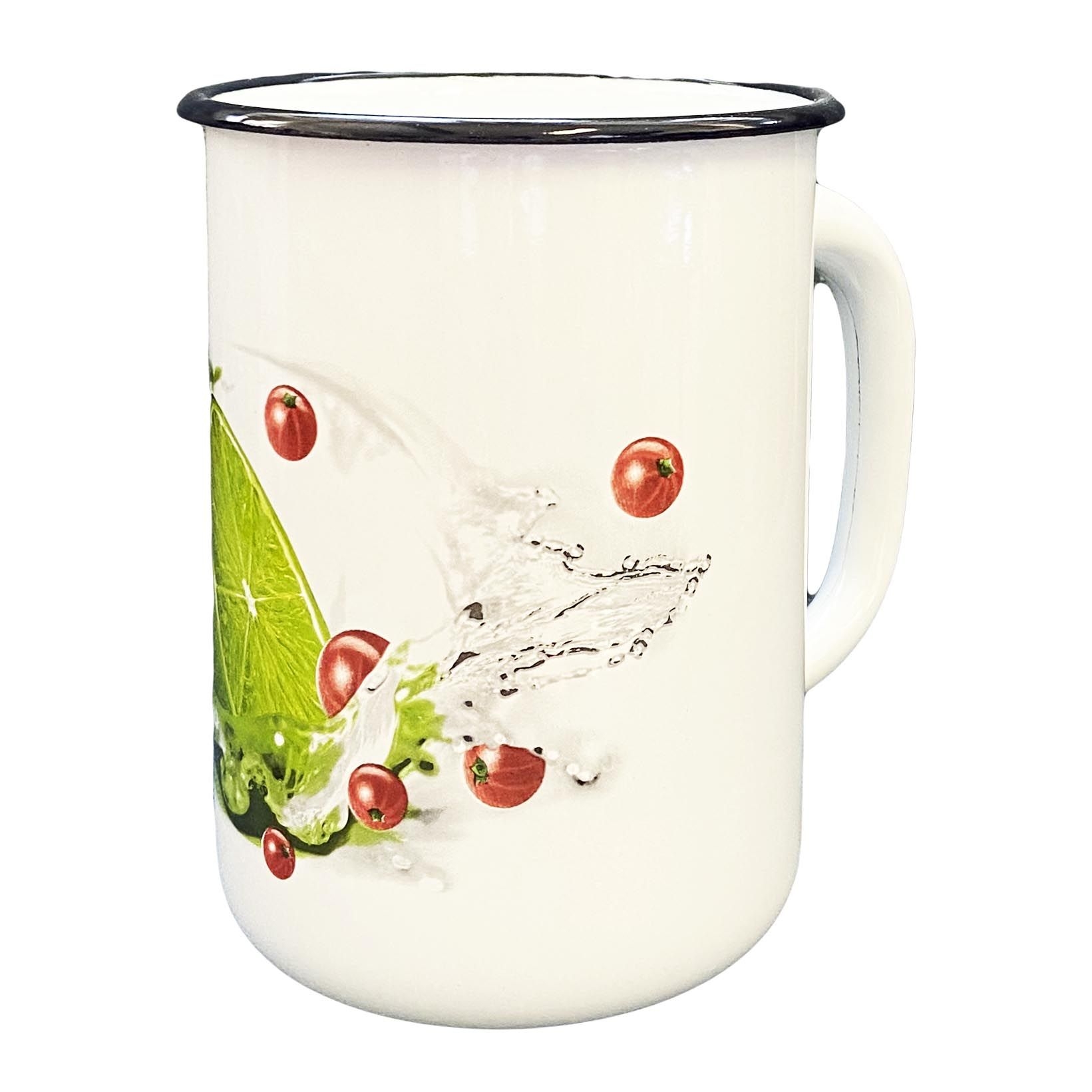 Becher, emailliert "Limette", 1,5 L