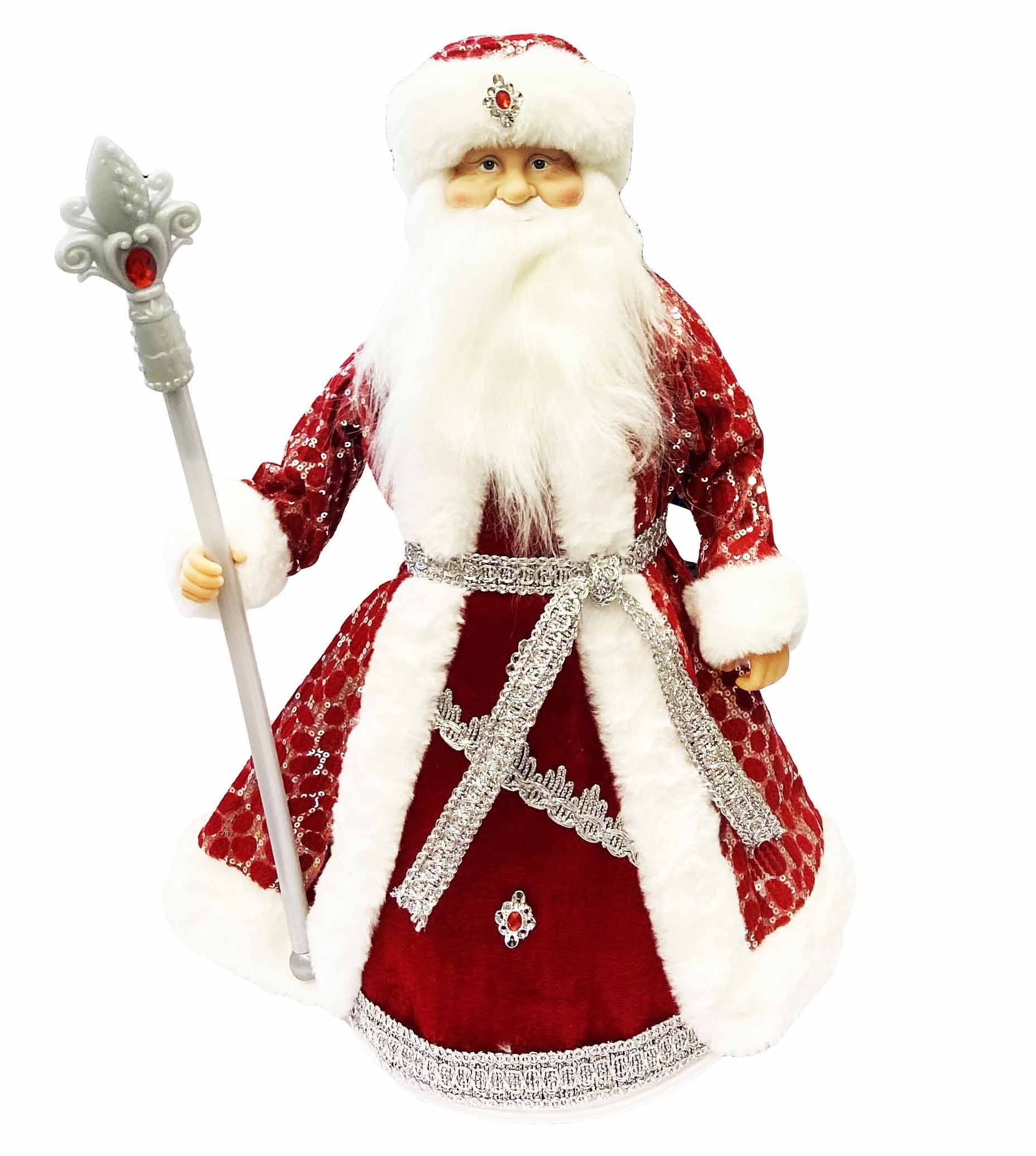 "Ded Moroz", 50 cm, rot, mit Geheimtasche für Geschenke