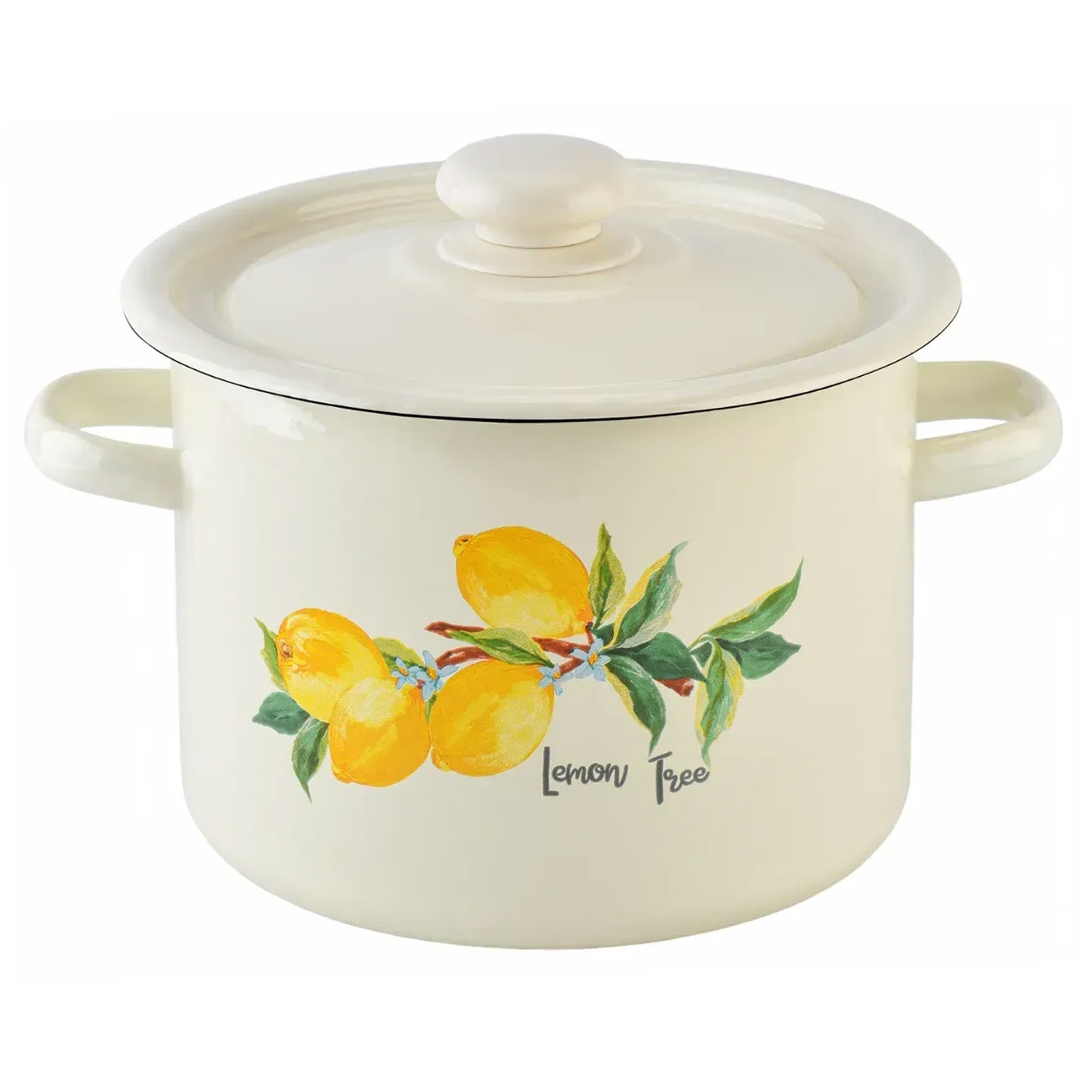 Topf, emailliert "Zitronenbaum", 4,5 L