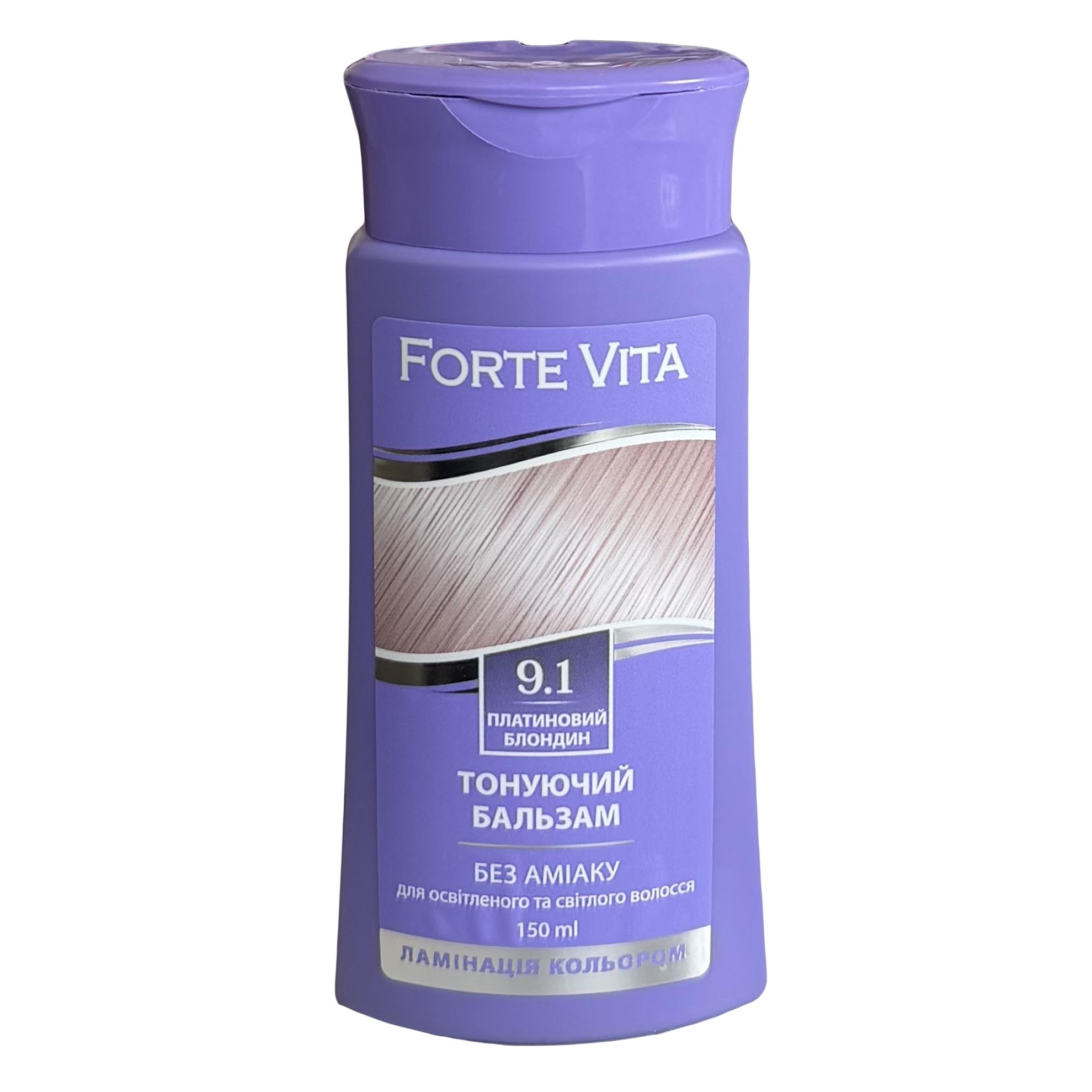 Tönungsbalsam für Haare "Forte Vita" 9.1 (Platinblond), ohne Ammoniak, 150 ml