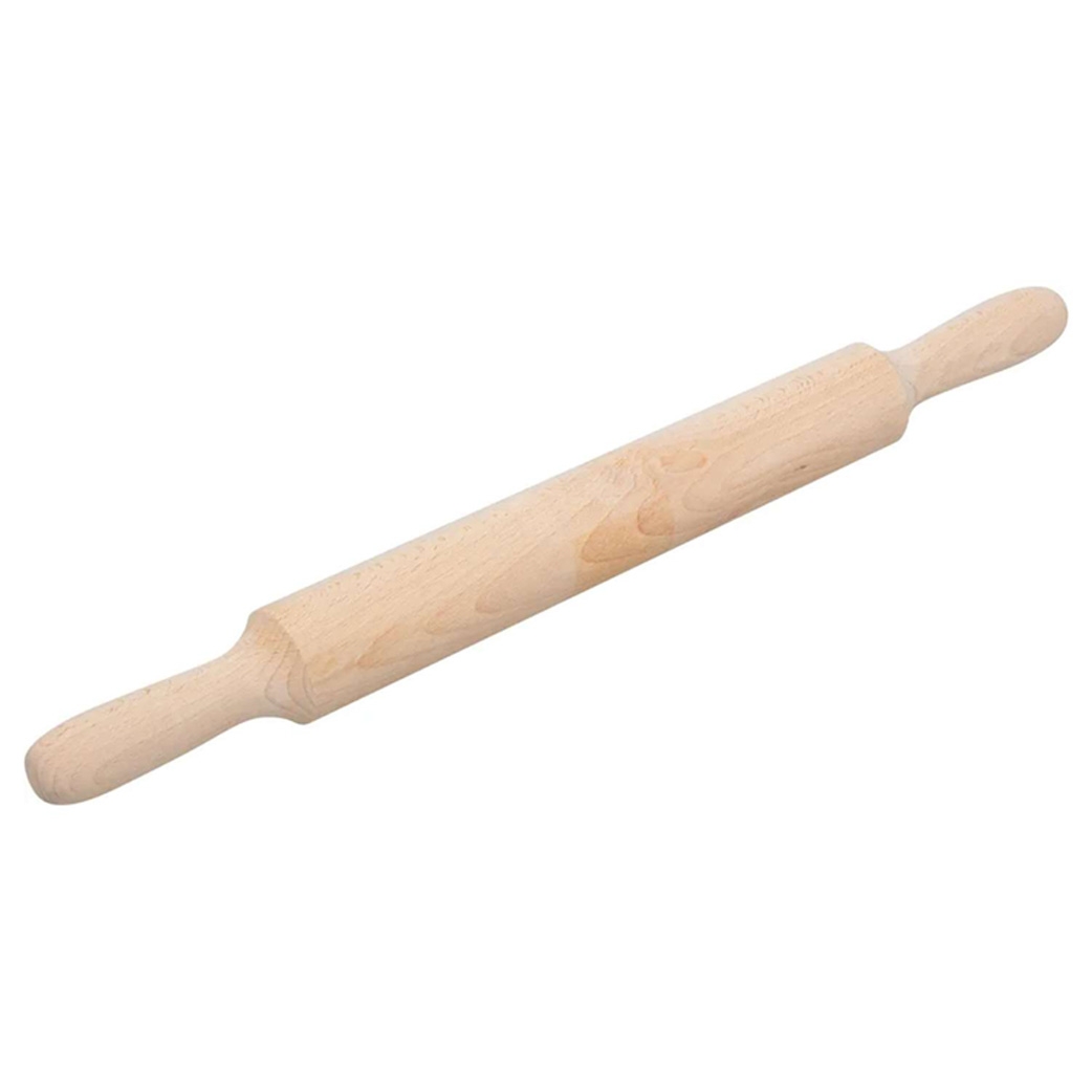Nudelholz mit Griffen, 50x5 cm