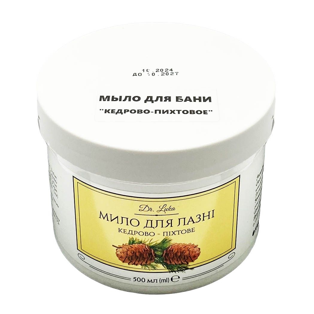 "Dr. Luka" - мыло для бани "Кедрово-пихтовое", 500 мл