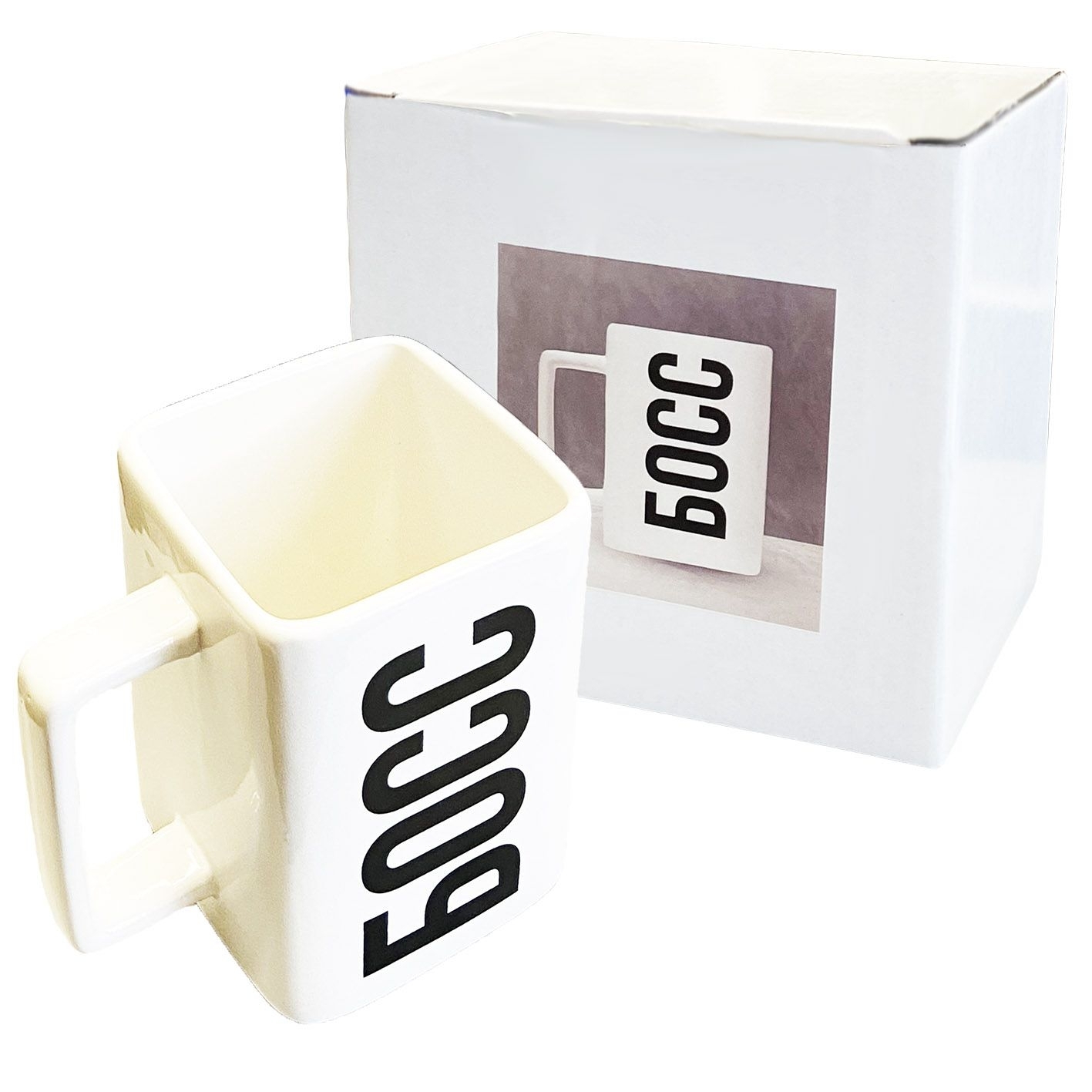 Keramikbecher "Босс", 500 ml