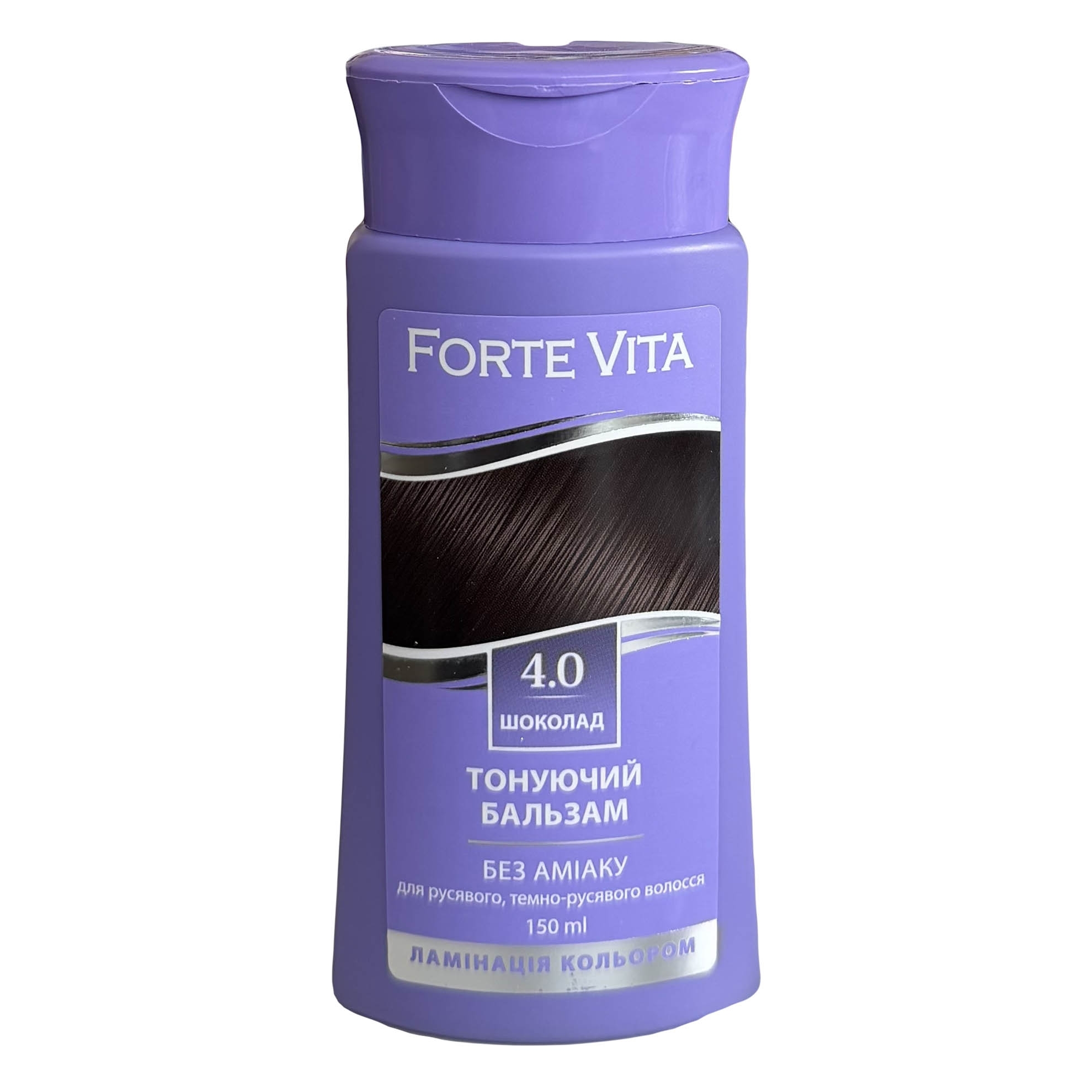 Tönungsbalsam für Haare "Forte Vita" 4.0 (Schokolade), ohne Ammoniak, 150 ml