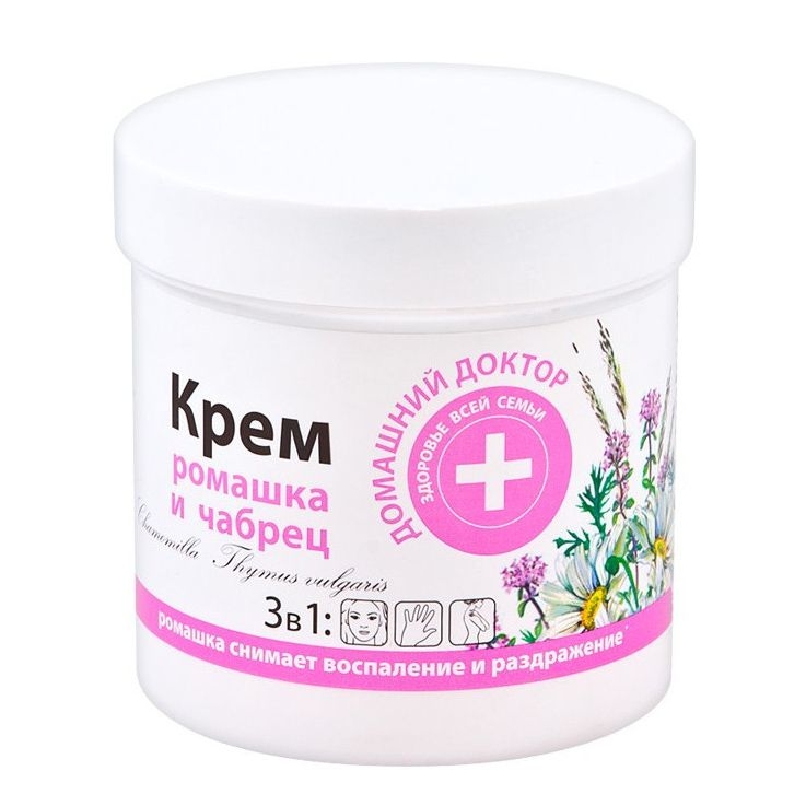 "Domaschnij Doktor" Creme 3 in 1, "Kamille und Thymian", 250 ml