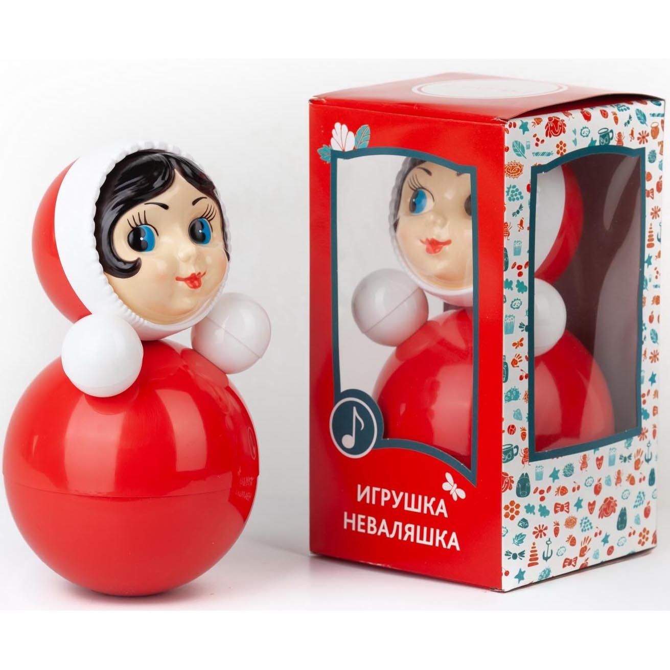 Неваляшка "Девочка" классика, 27 см