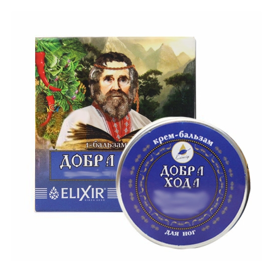 Elixir - "Добра хода" крем-бальзам, 10 мл
