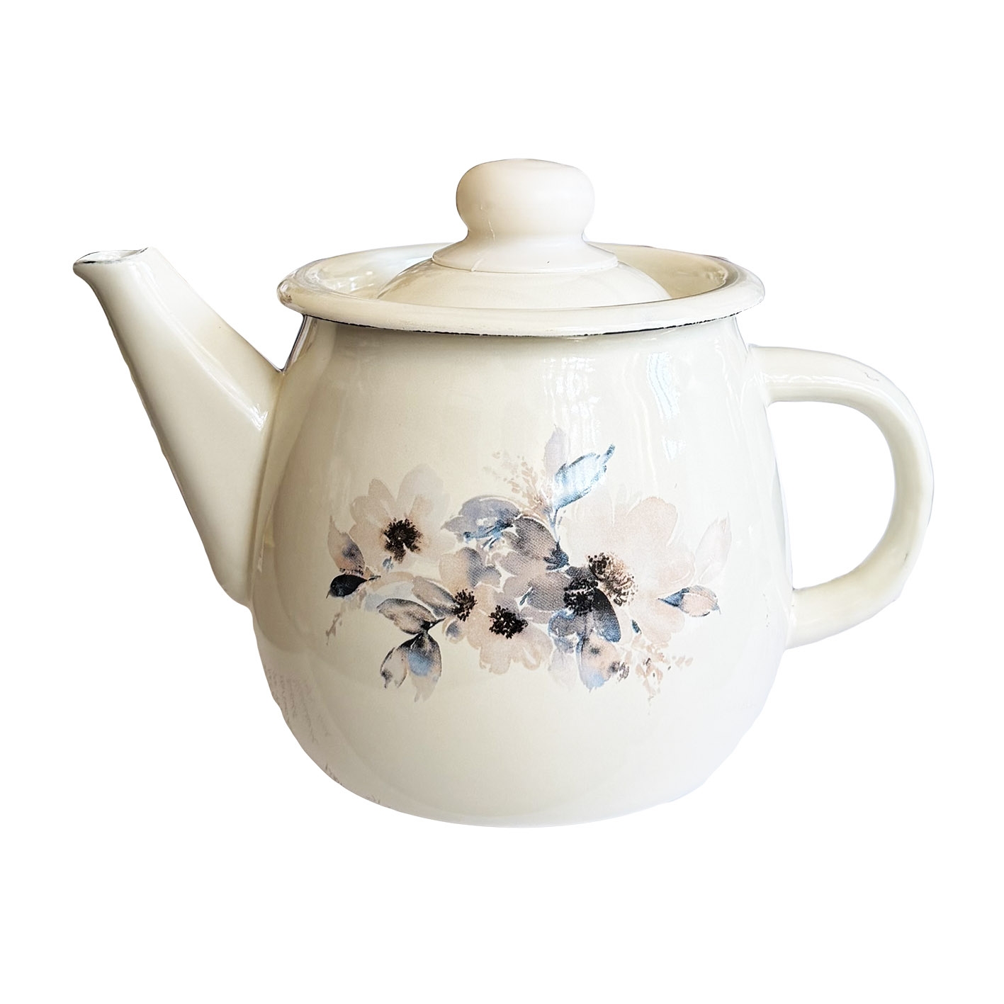 Teekanne, emailliert, 1,0 L "Jasmin"