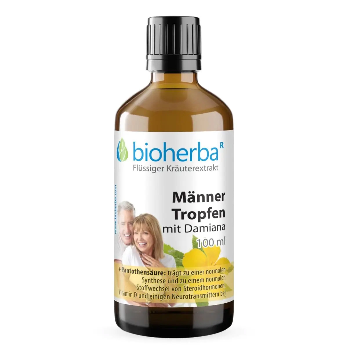 "Bioherba" - Männer Tropfen mit Damiana, Tinktur, 100 ml