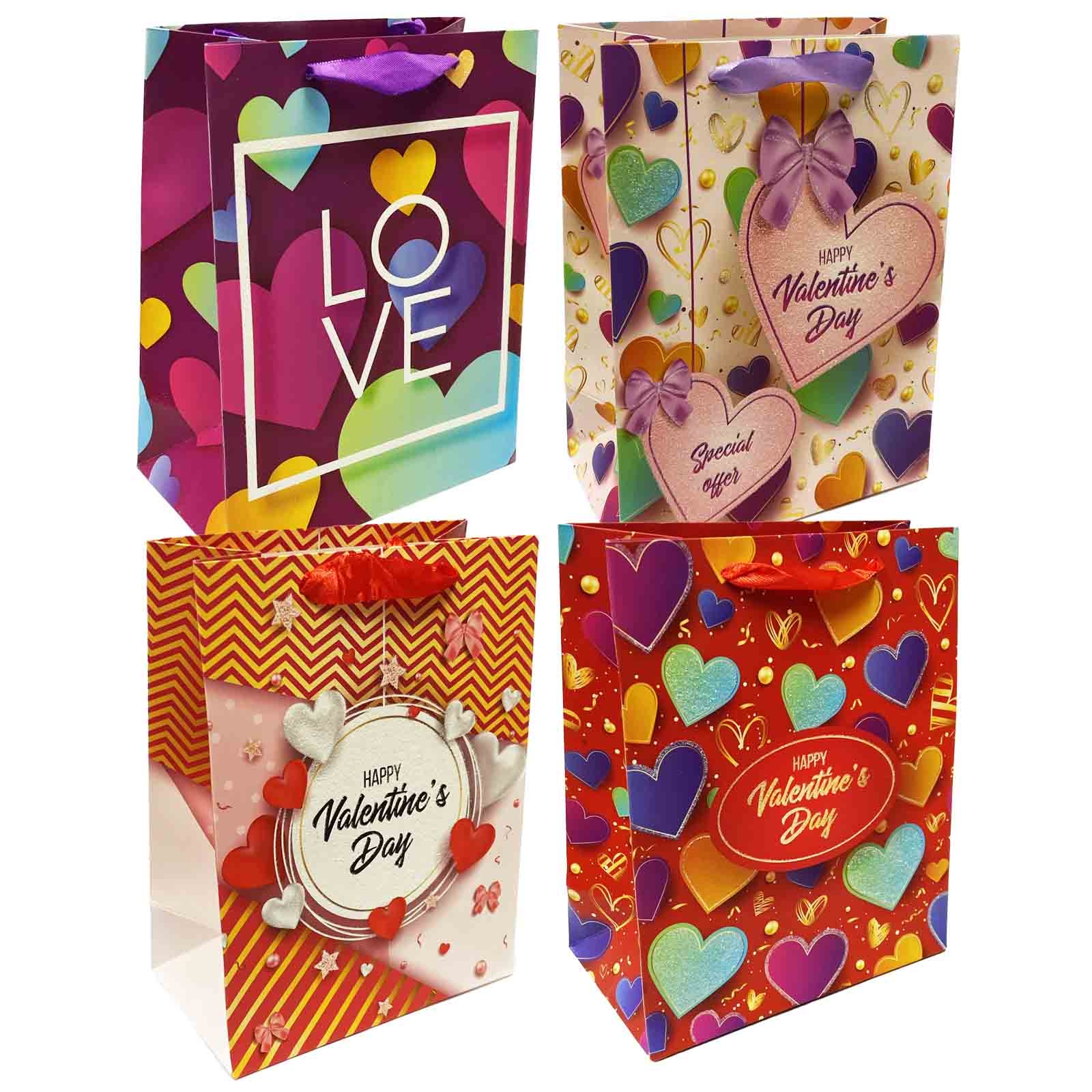 Geschenktasche, S, 23x18cm, "Valentinstag"