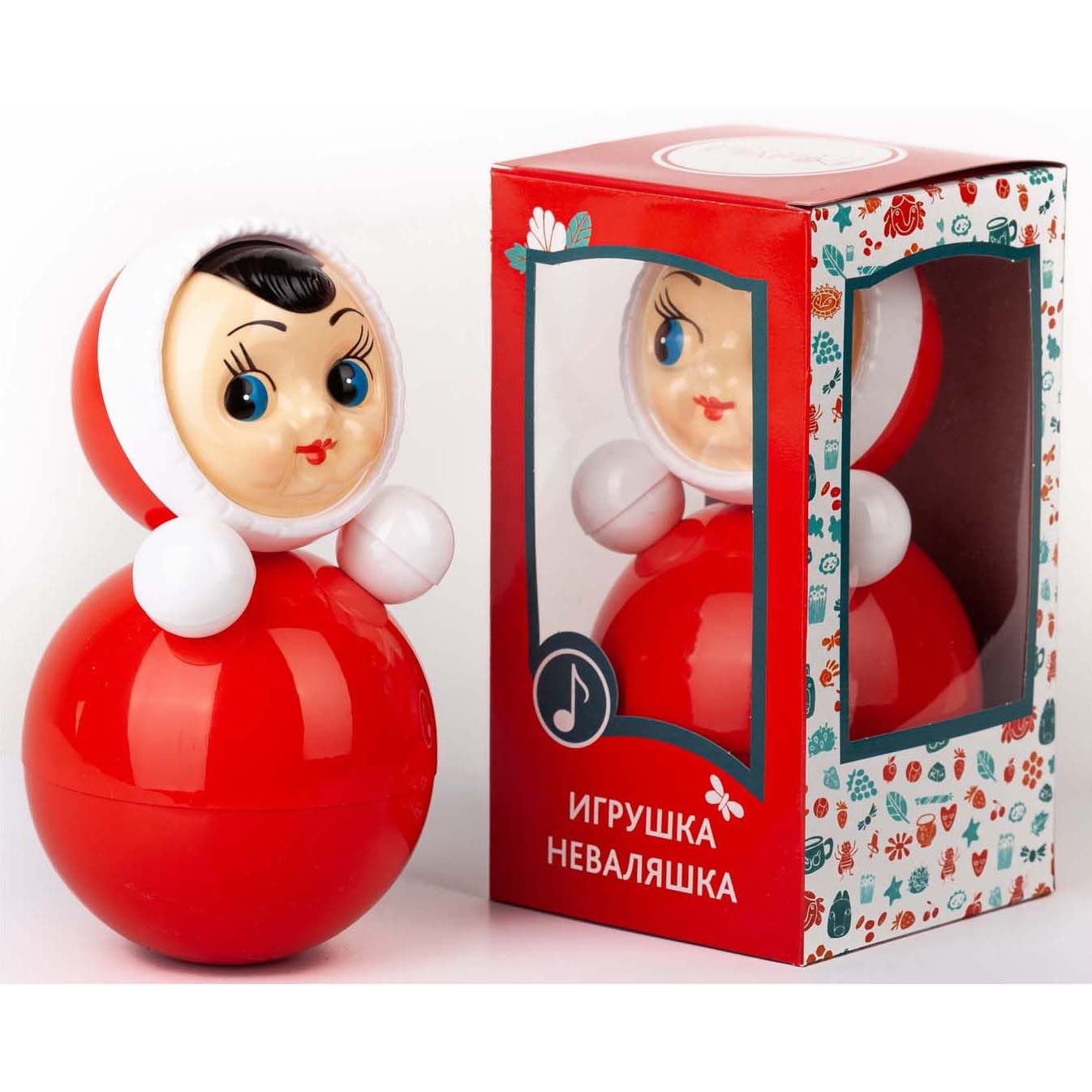 Неваляшка "Девочка" классика, 22-23 см