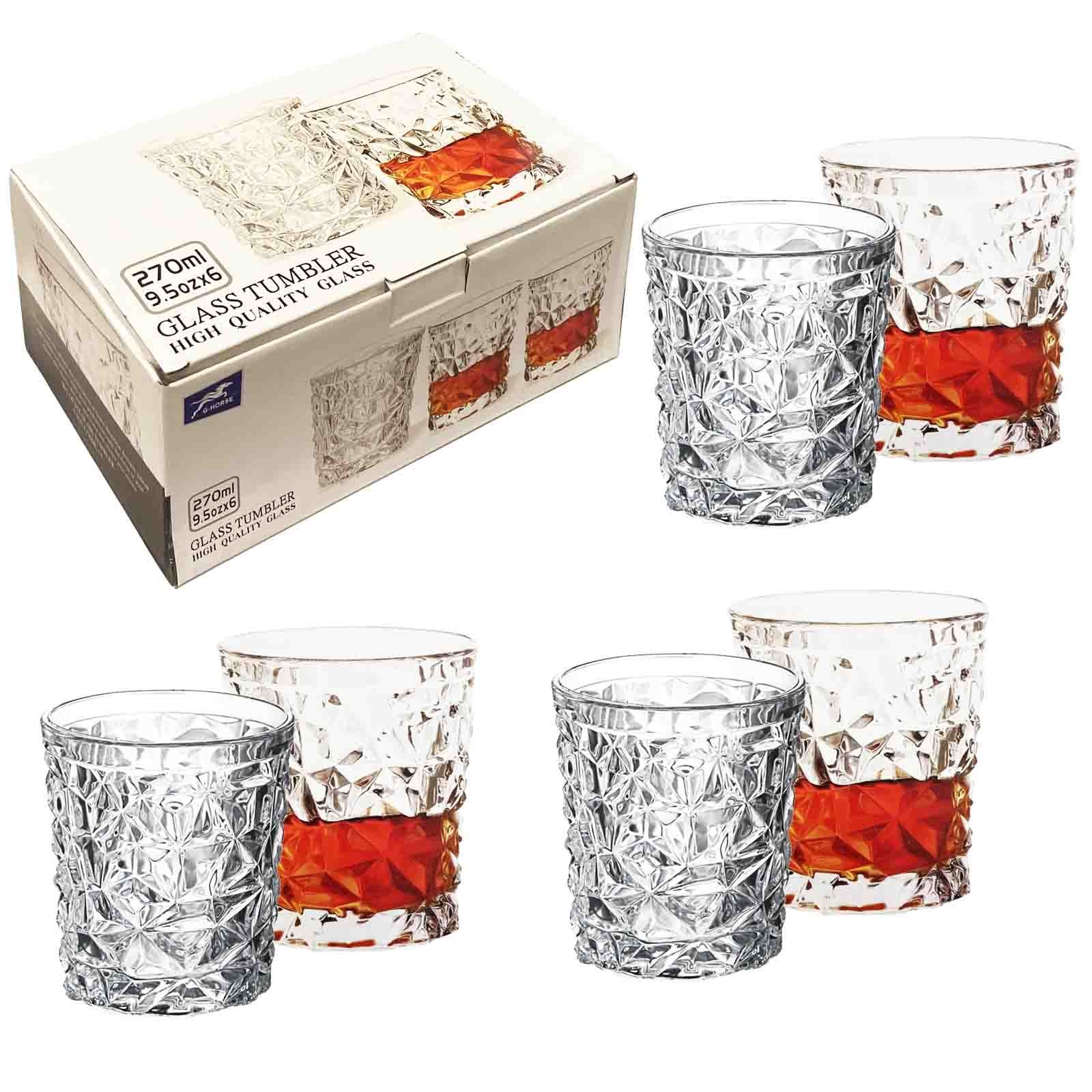 Set aus 6 Gläsern, "Whiskygläser" 270 ml (BM6011BH)