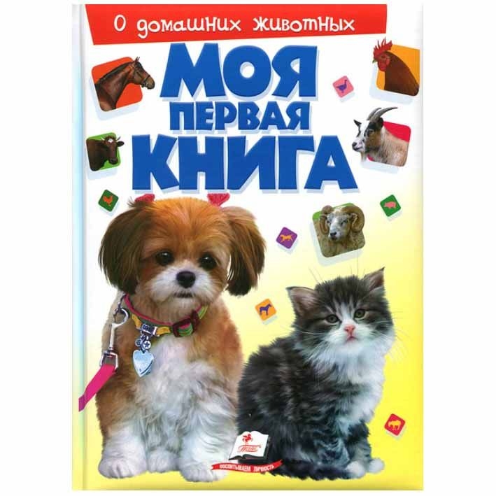 Kinderbuch,  "О домашних животных. Моя первая книга" Виммельбух