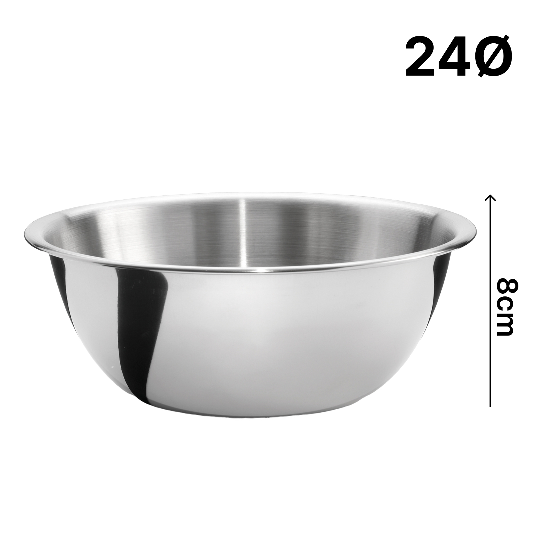 Matte Schüssel, Ø24 cm, 2L