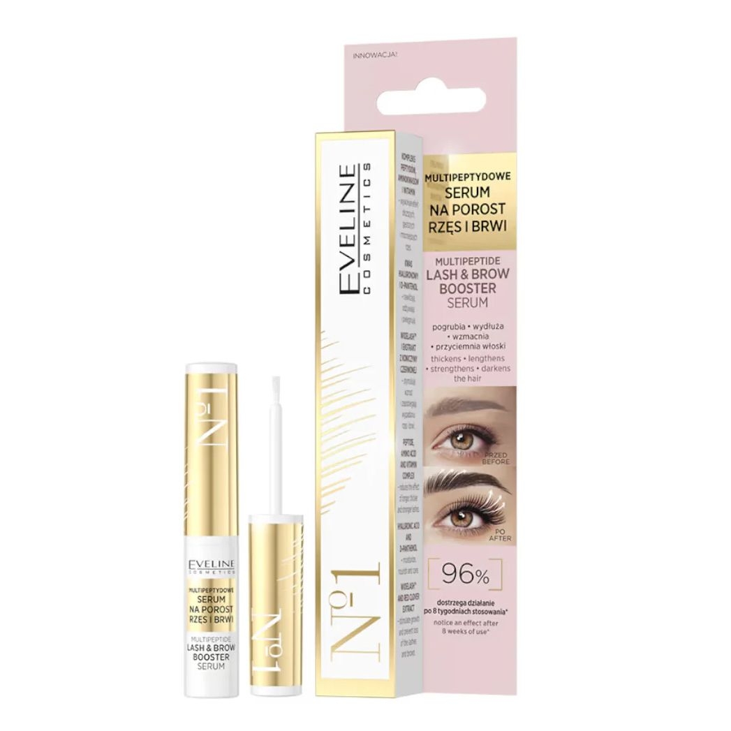 Eveline - Multi-Peptide Wimpern- und Augenbrauen Booster-Serum. 4 ml